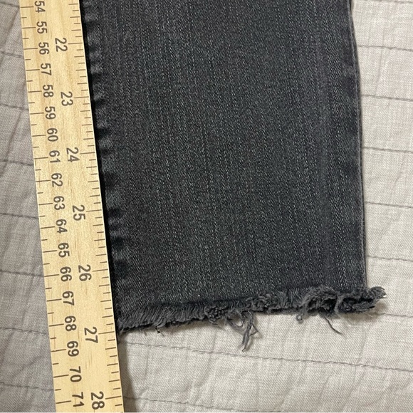 Madewell Tall 9" High-Rise Skinny Jeans in Black Frost Size 26 - Picture 8 of 10